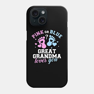 Gender reveal great grandma Phone Case