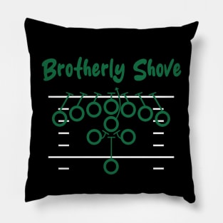 The Brotherly Shove, Philadelphia Football Design Pillow