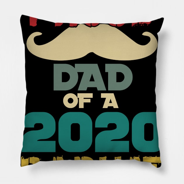 PROUD DAD OF A 2020 GRADUATE Pillow by Mima_SY