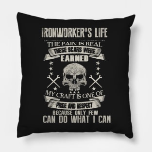 Ironworker Respect Pillow