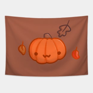 Super Cute Autumn Pumpkin - Kawaii Pumpkin Tapestry