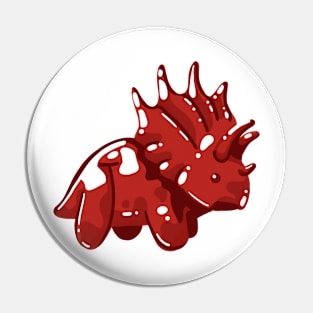 Cute Jelly Triceratops Dino Dinosaur Pin