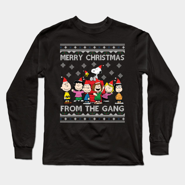 Merry Christmas From The Peanuts Gang - Peanuts - Long Sleeve T-Shirt