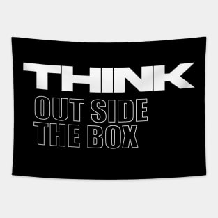 think out side the box Tapestry