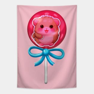 Hamster Sticker Lollipop Tapestry