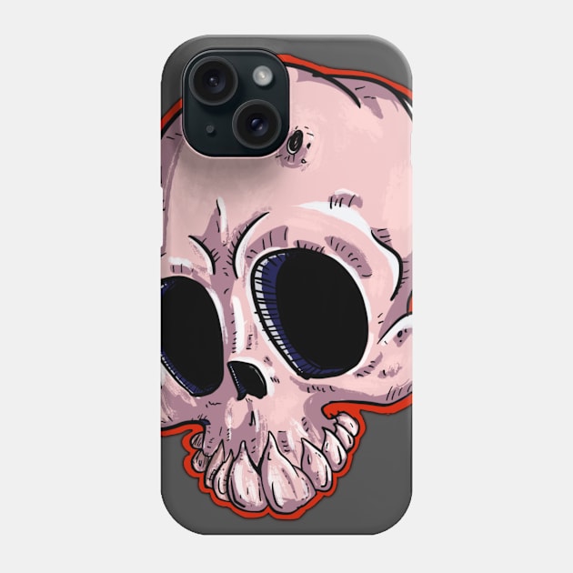 No Eye Skull Guy Phone Case by MSerido