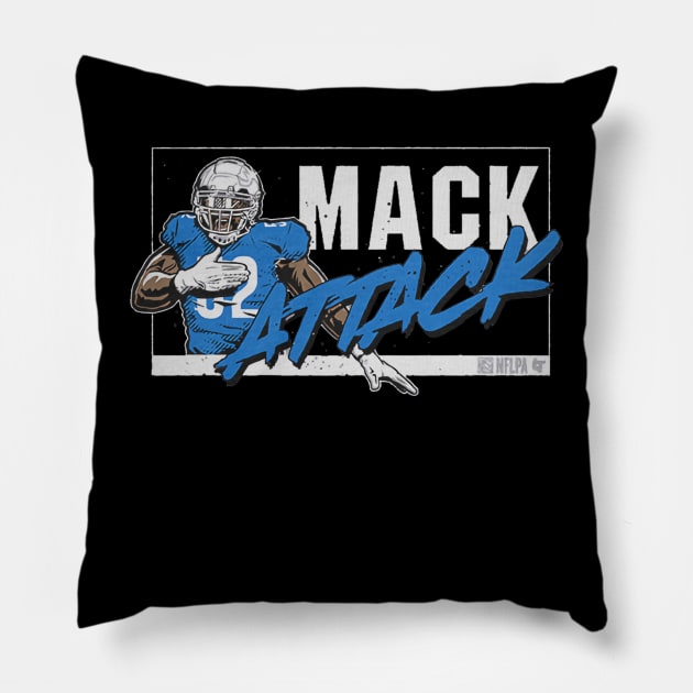 Khalil Mack Attack Pillow by Chunta_Design