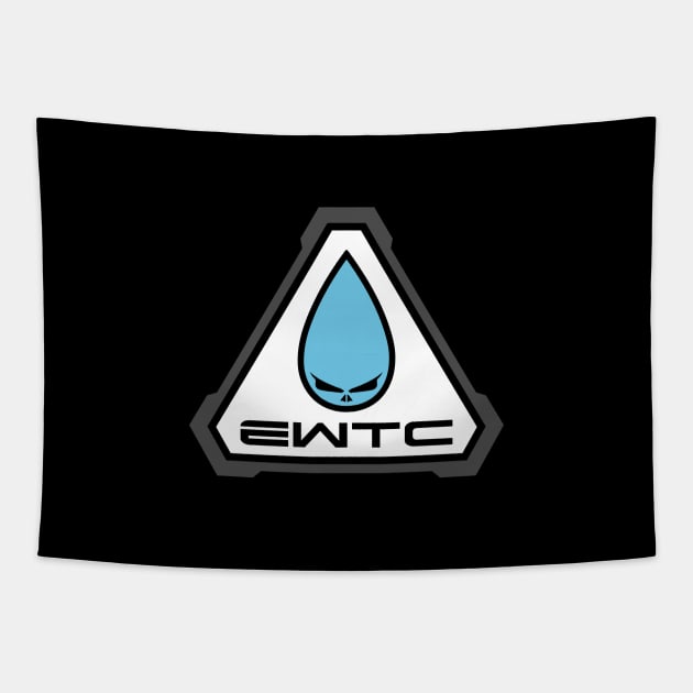 Evil Water Drop Blue Tapestry by Evil Water Trading Company