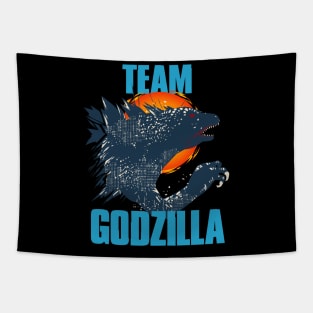 Godzilla vs Kong - Official Team Godzilla Blue Tapestry