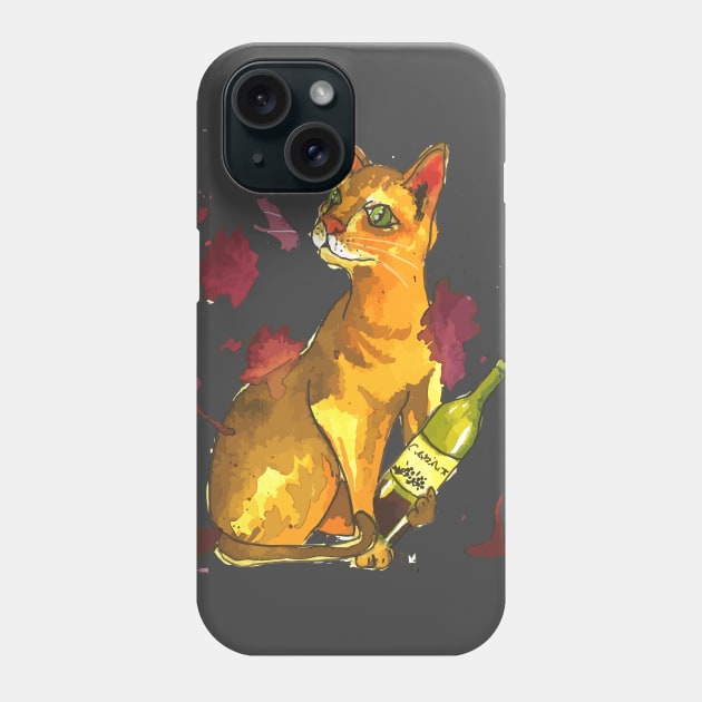 Catbernet Phone Case by toylibrarian