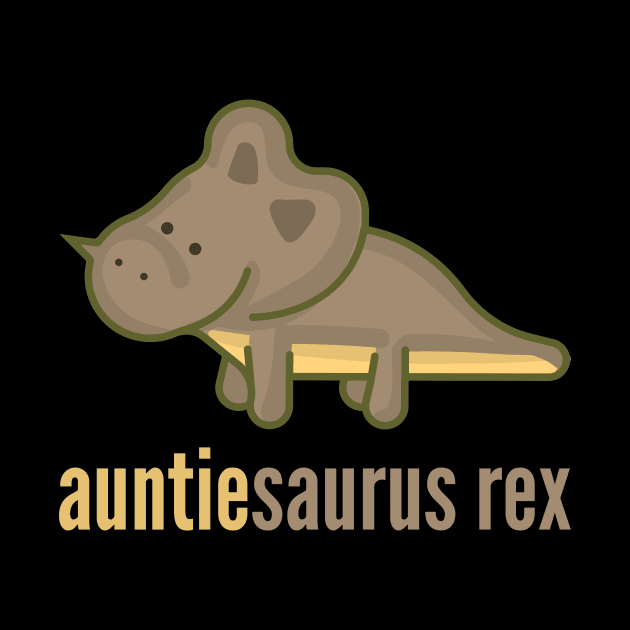 Auntiesaurus Rex T-Shirt Family Dinosaur Shirts by DoggyStyles