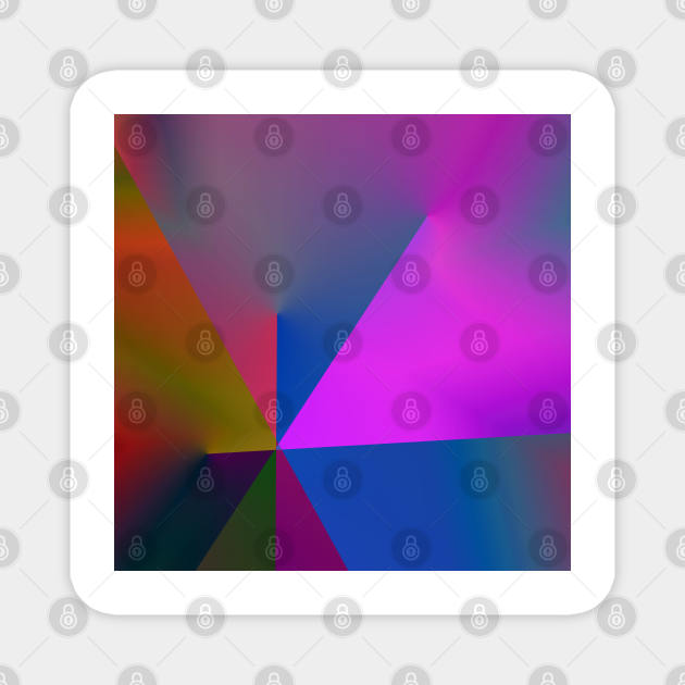 multicolored texture gradient Magnet by Artistic_st