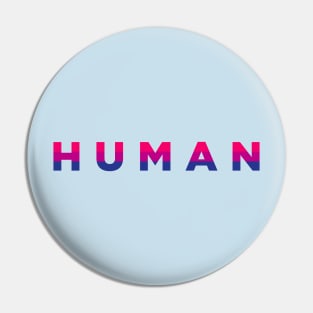 Human Pride Flag Bisexual Pin