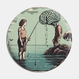 fishing in the brain Pin