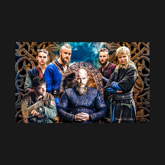 Ragnar Lodbrok "There i shall wait for my sons to join me..." by Vera-Adxer