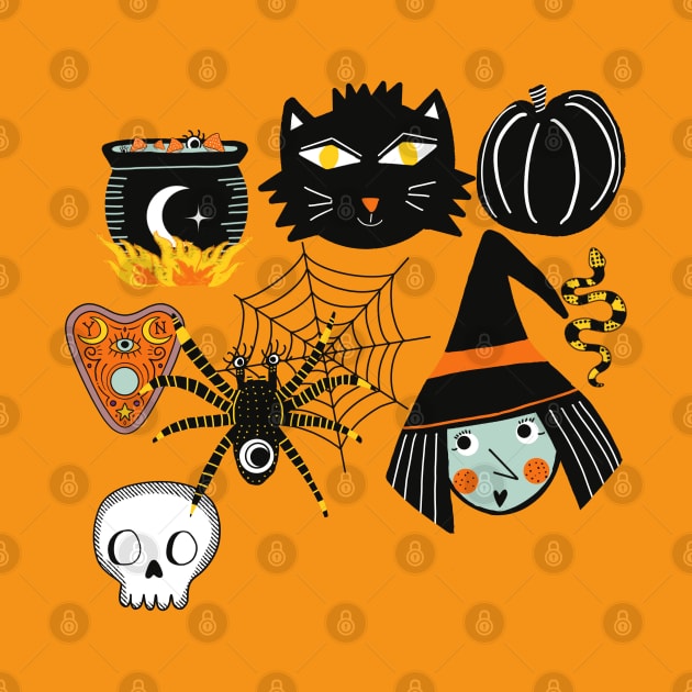 Halloween friends by bruxamagica