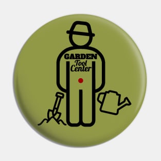 Garden Tool man Pin