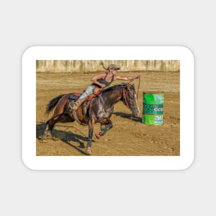 Barrel racer Magnet