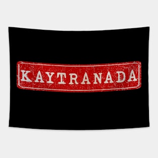 vintage retro plate Kaytranada Tapestry