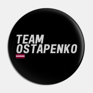 Team Ostapenko Pin