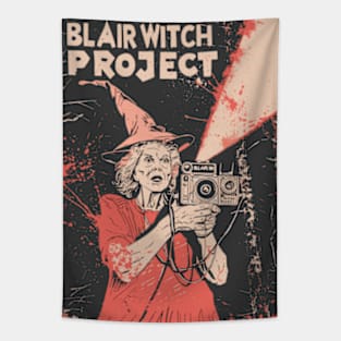 Funny Vintage Horror Movie Parody - Blair Witch Project Tapestry