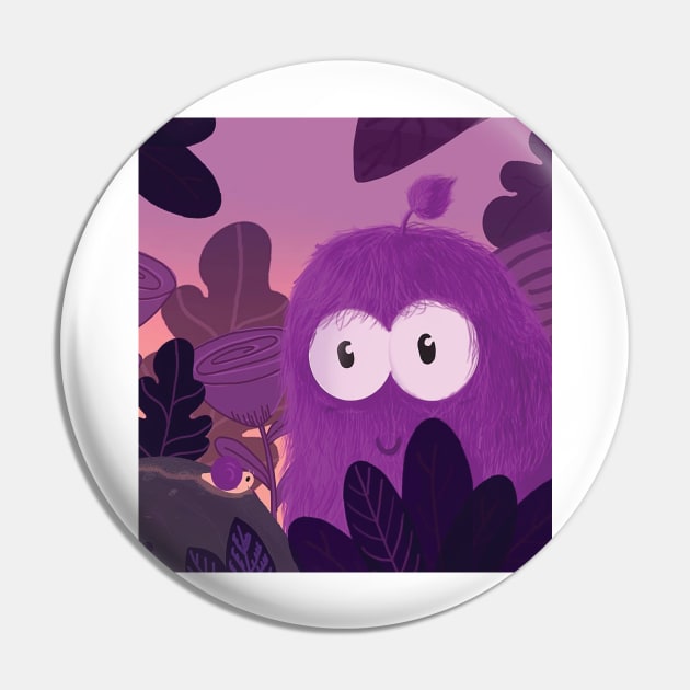 Violet Creature Pin by crockKoo