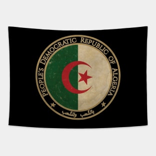 Vintage Peoples Democratic Republic of Algeria Africa African Flag Tapestry