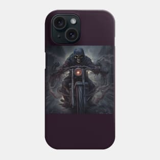 Skeleton Motorcycle Phone Case