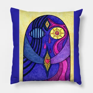 Giving Too Much - surreal art Pillow