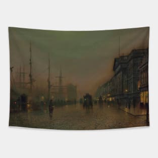 Reekie, Glasgow by John Atkinson Grimshaw Tapestry