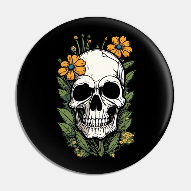 Back to the Earth: The Skull Pin by Sieve's Weave's