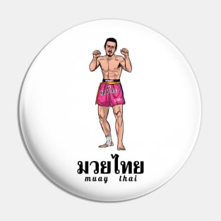 มวยไทย muay thai pink trunks Pin