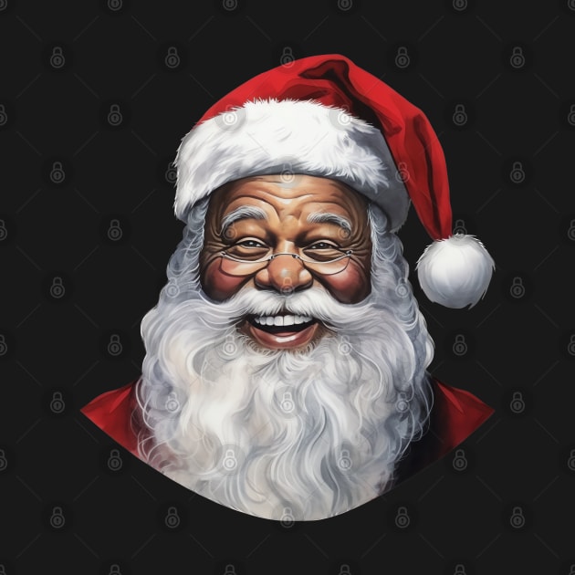 African American Santa Claus by AI Art Originals