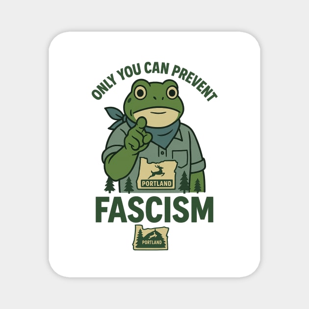 Portland-Frog Magnet by ArtistTee ⭐⭐⭐⭐⭐