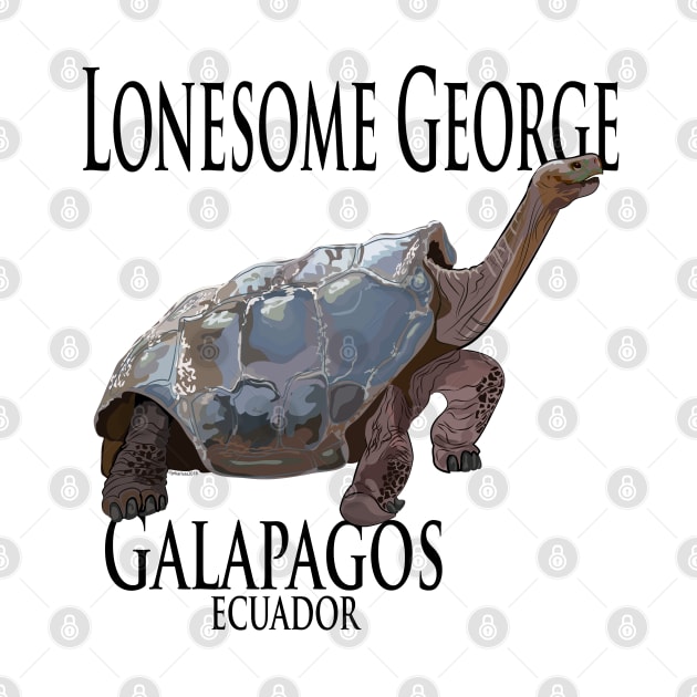 Lonesome George- Galapagos Turtle by leeloolook