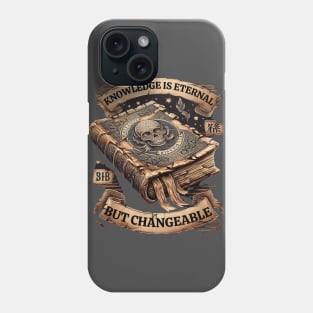 Knowledge is eternal, but changeable for kintsugi lovers Phone Case