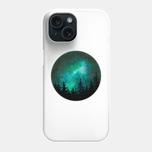 Green galaxy Phone Case