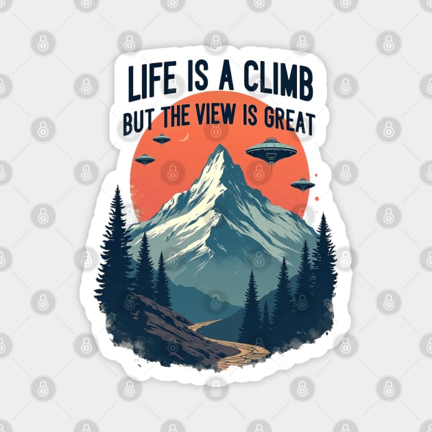 Life is a Climb Magnet by Urbanprint