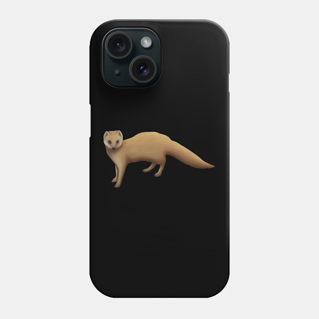 Yellow Mongoose Phone Case by Wilderness Insider