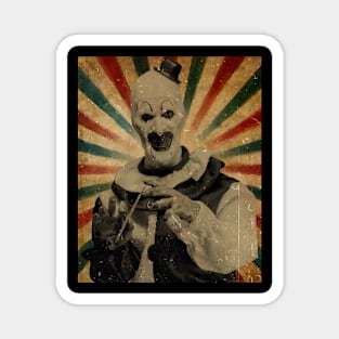 terrifier art the clown Magnet