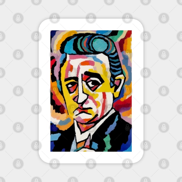 Johnny Cash Magnet by AbstractPlace