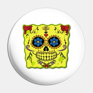 Spongebob Sugar Skull L Pin