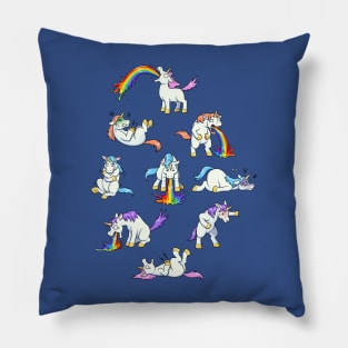 Sick Unicorns Pillow