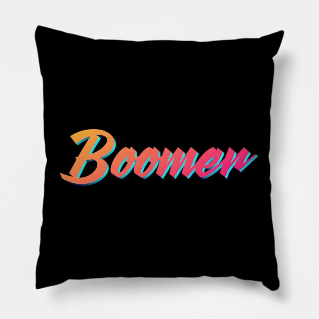 Boomer Pillow by Arend Studios