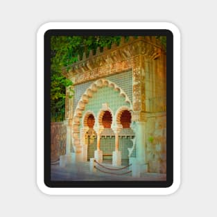 Sintra mourisca. moorish sintra fountain. Magnet