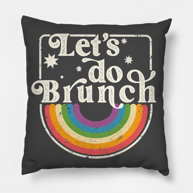 Let's do Brunch Pillow by Perpetual Brunch