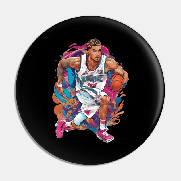 Basketball Graffiti Pin by animegirlnft