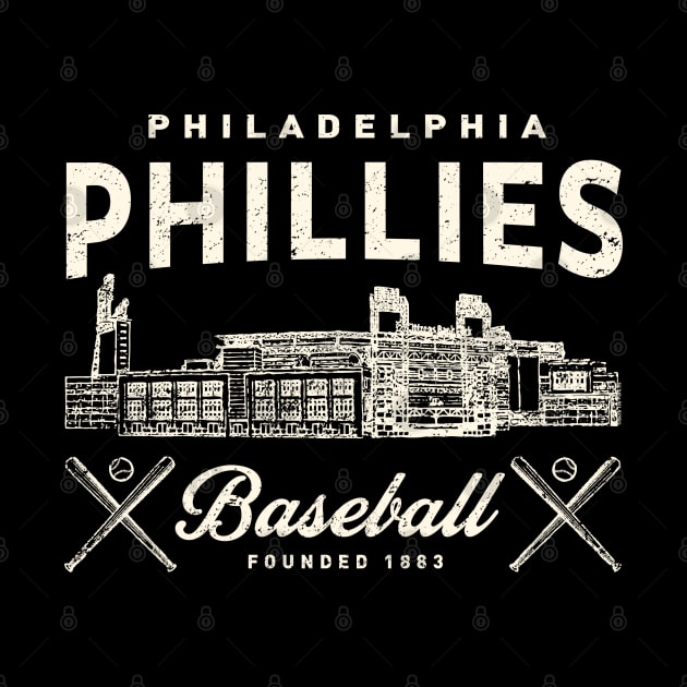 Philadelphia Phillies Stadium by Buck Tee by Buck Tee