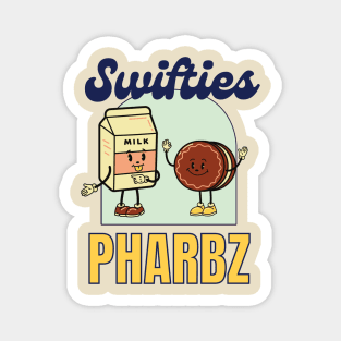 Swifites and Pharbz like cookies and milk Magnet