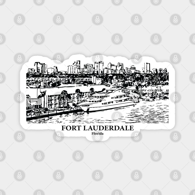 Fort Lauderdale - Florida Magnet by Lakeric